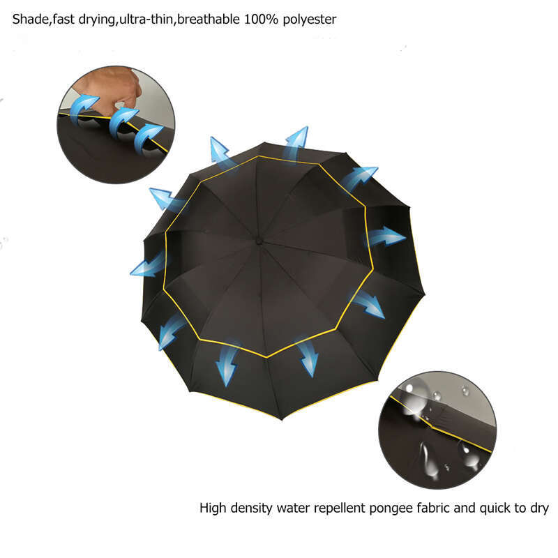 1pc 49.2/125cm Ombrello Grande Alta Qualità Panno Doppio - Temu Italy