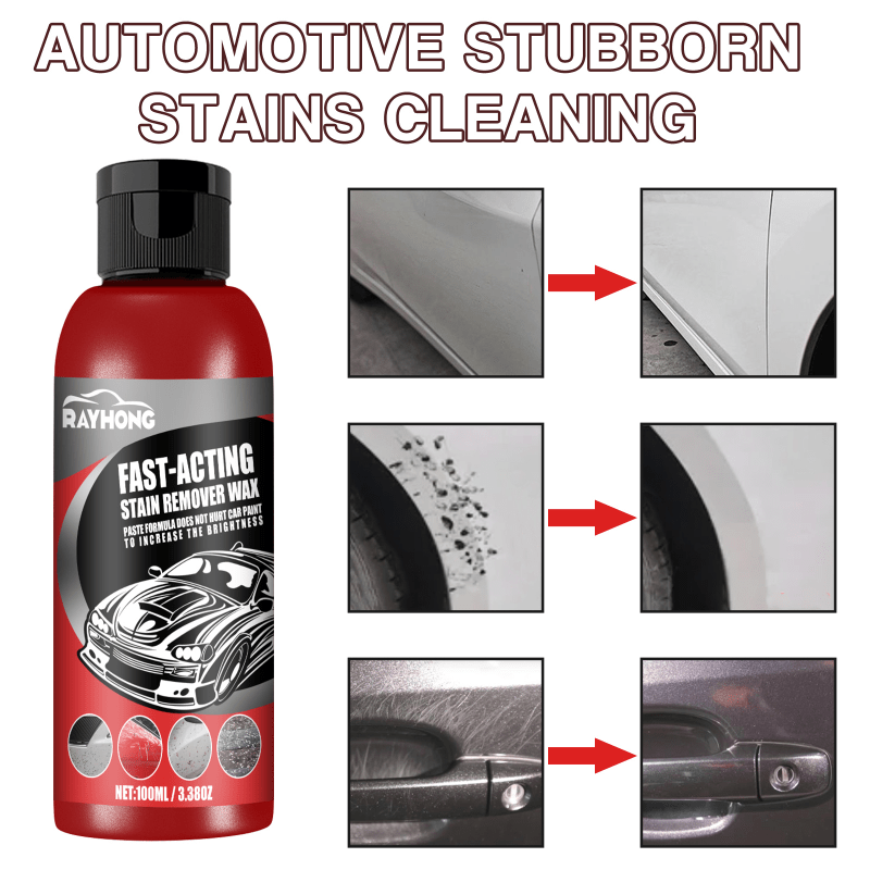 Car Cleaner Quick Stain Removing Wax Glazing Protection Wax - Temu