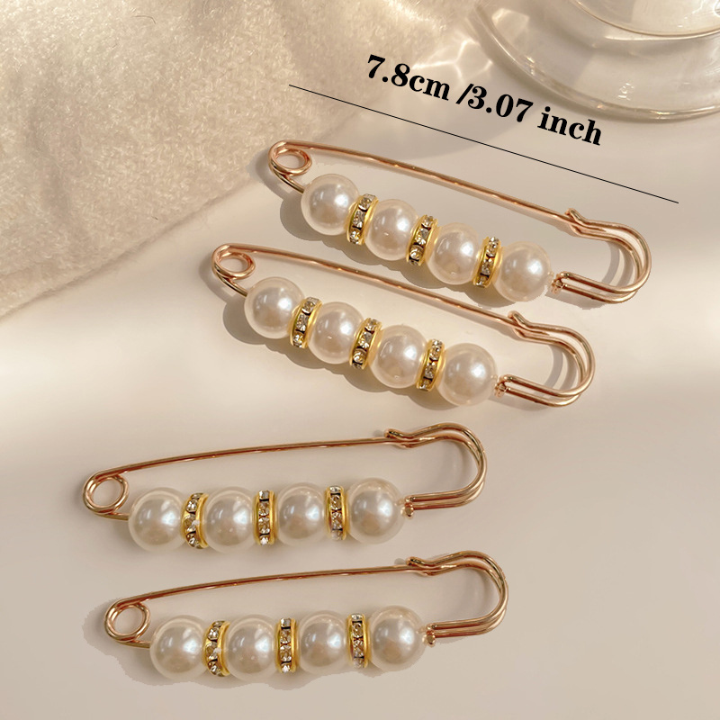 1 PC Imitation Pearl Accessories Fashion Pin Elegant For Women Girls  Brooches
