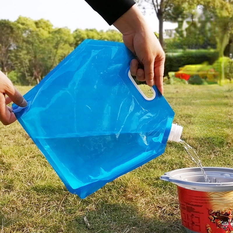 Bouteille d'eau pliable en silicone avec paille, 1L, flexible, pour les  voyages, les sports, le camping en plein air, sans BPA