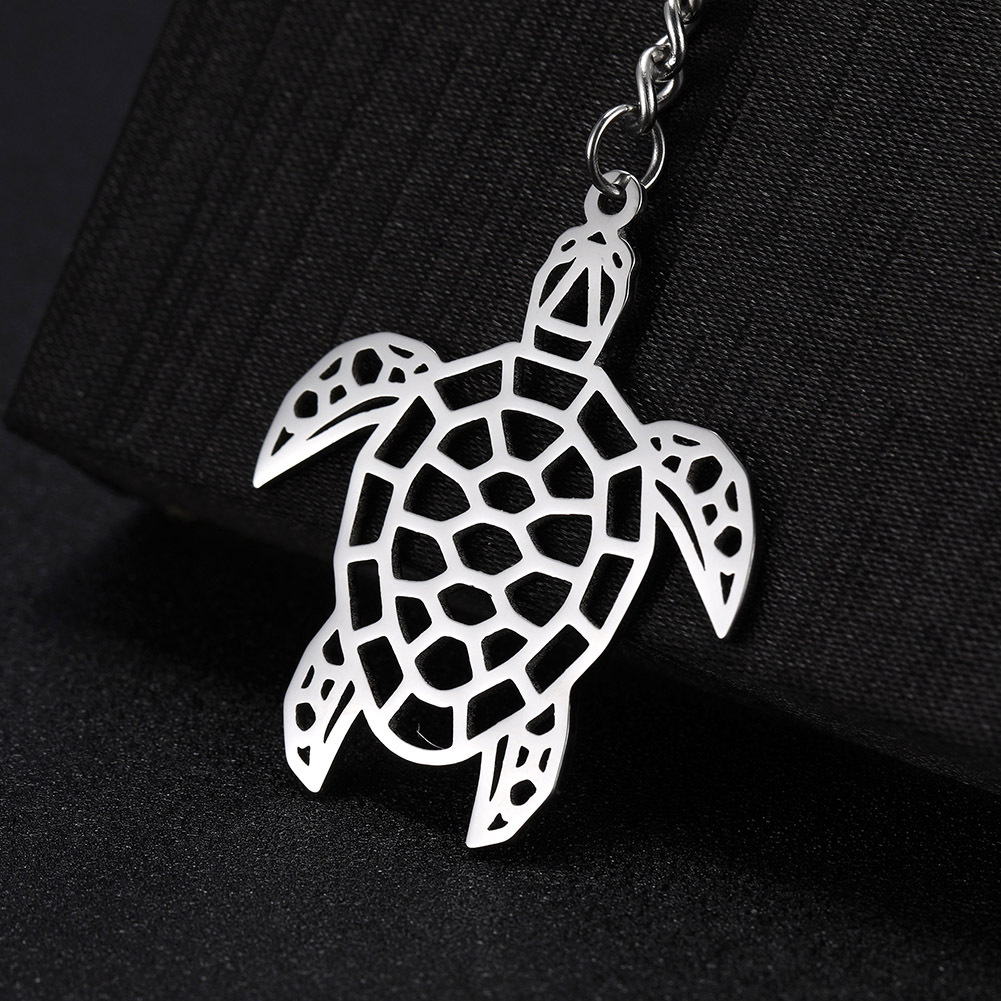 Alloy Sea Turtle Pendant Key Chain Bag Clip