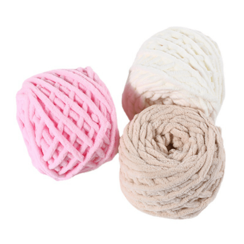 Summer Flower 100g/Roll DIY Crochet Fancy Cloth Yarn Mixed-color Soft  Knitting Chunky Towelling Wool Ball Skein Scarf Yarn Hand-knit Blanket