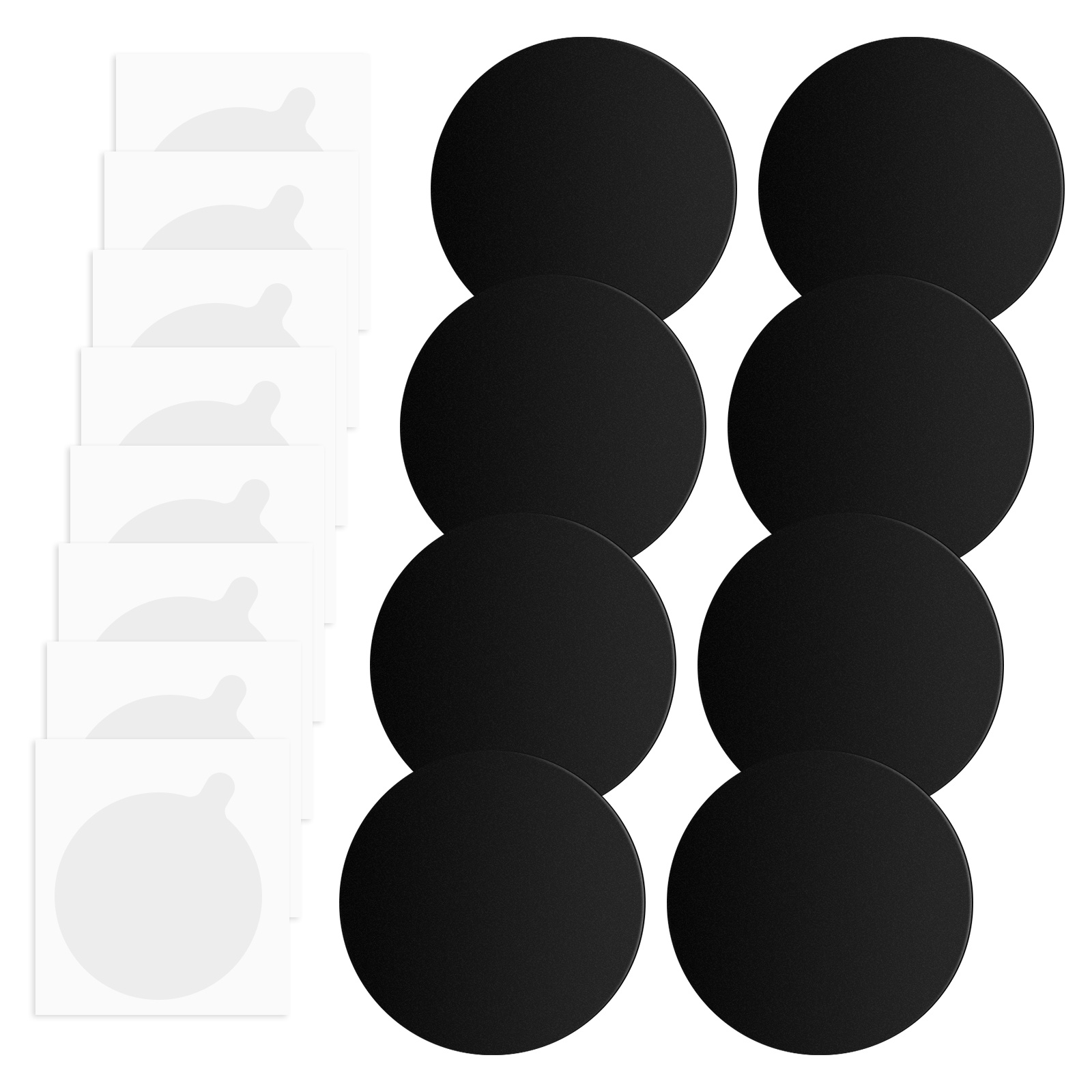 8 Stücke Schwarze Magnetische Platten Für Handyhalter, 4