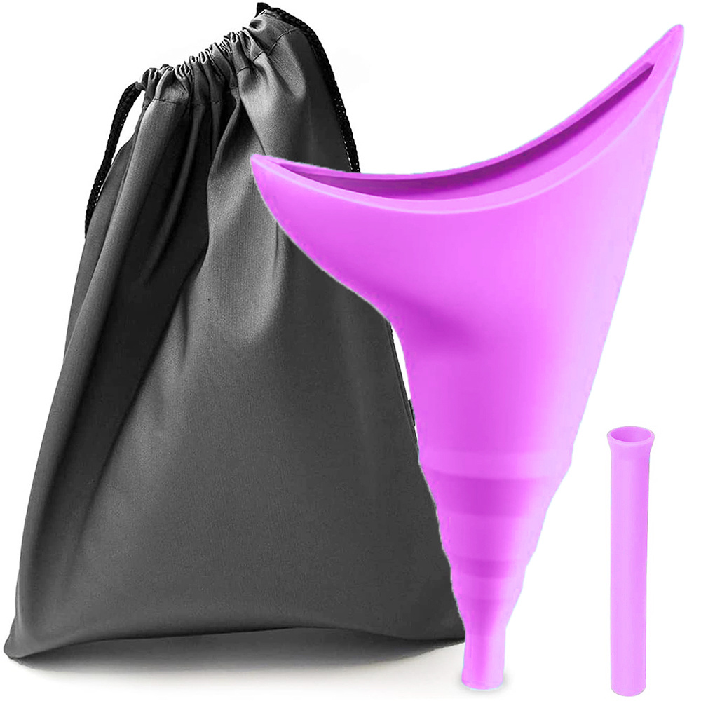 Female Standing Urination Device for Women Reusable Silicone Urinal Pee  Funnel
