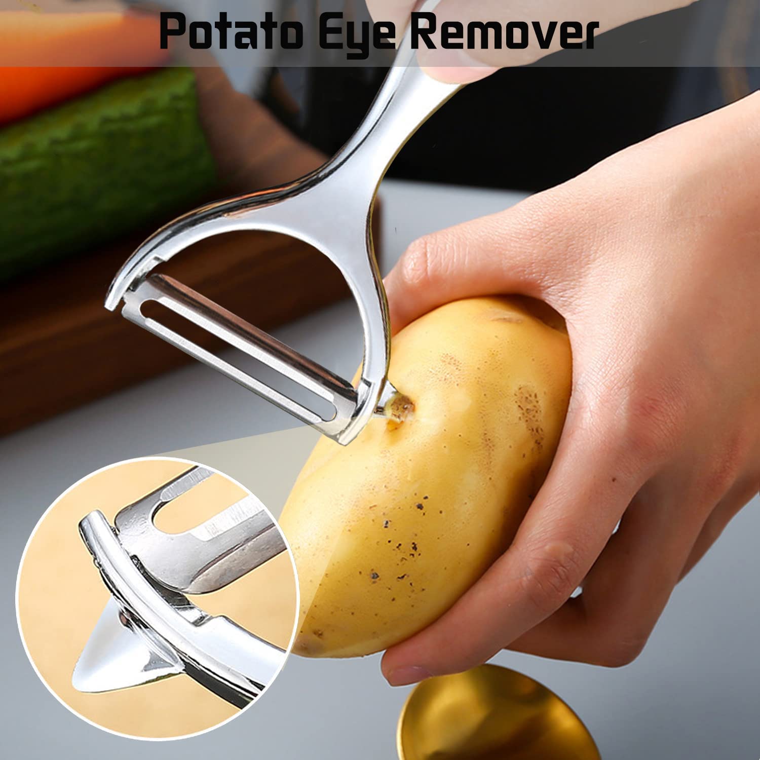 Multifunctional Stainless Steel Julienne Vegetable and Fruit Peeler –  ChopChopChef