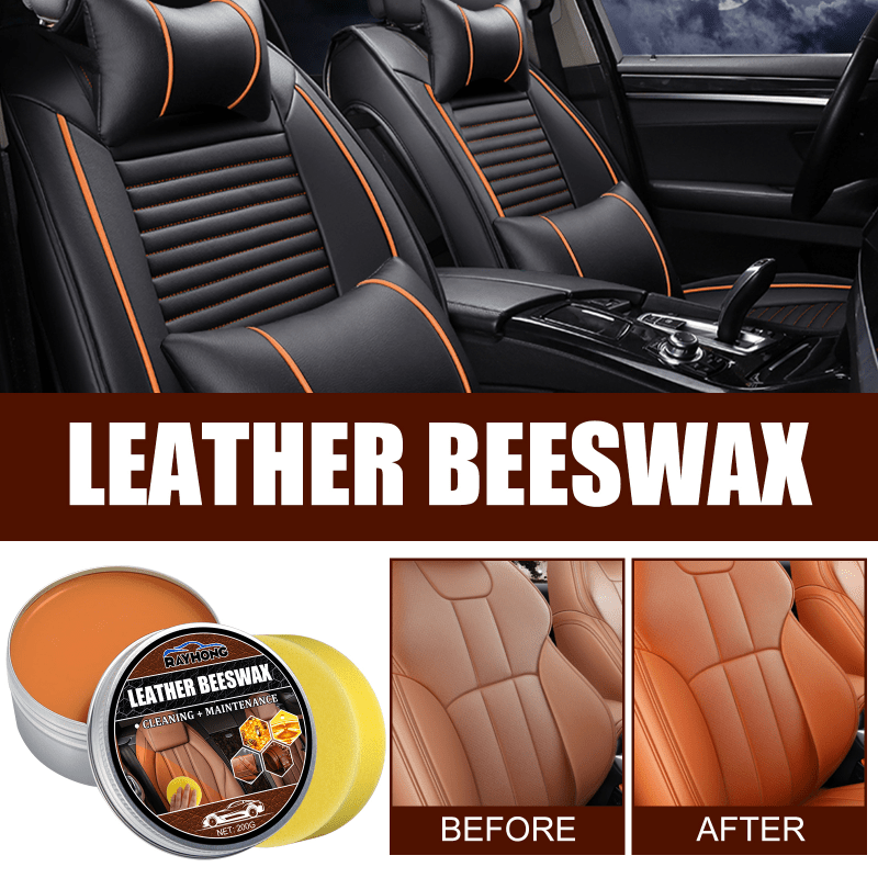 200g Car Leather Repair Wax - Car Seat Renovation Care, Brightening, Anti Aging Protection
