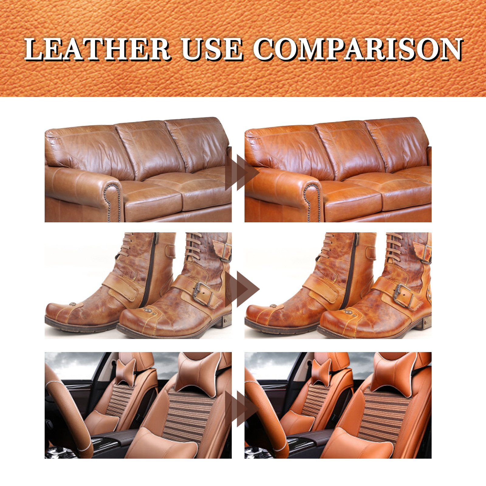 Car Leather Care Wax Car Leather Seat Renovation Brightening - Temu