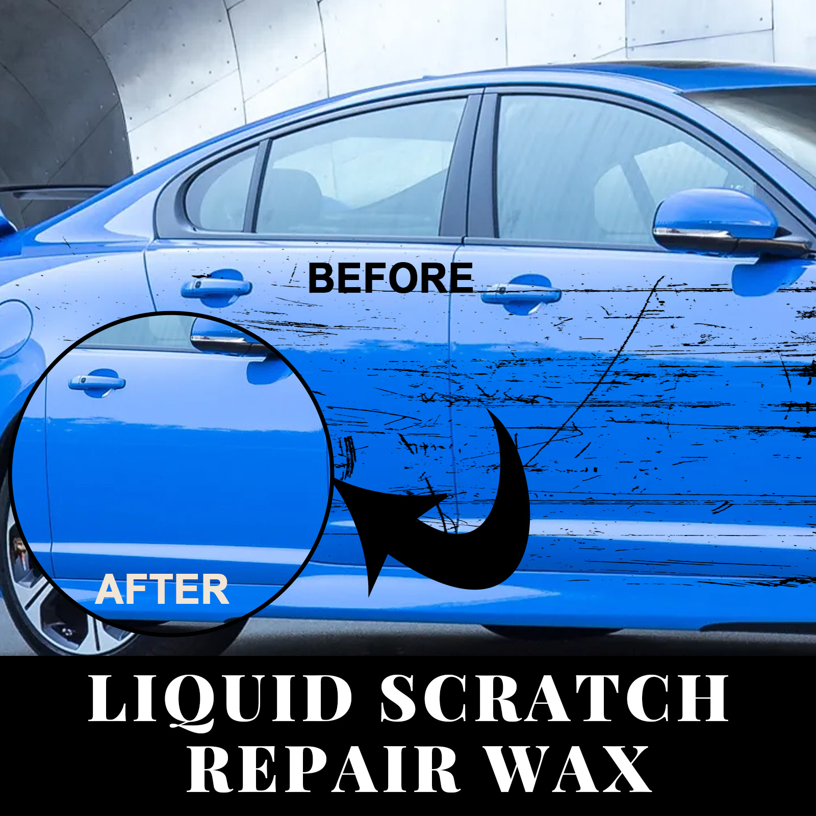 Car Paint Scratch Repair Set Wax Polishing Scratch Remover - Temu