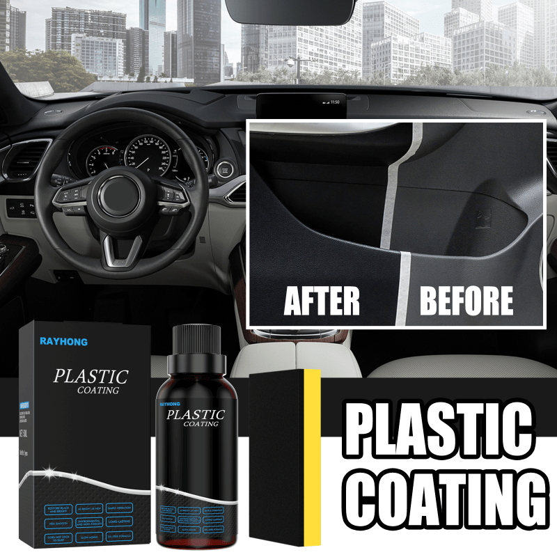 Car Interior Spray Plastic Leather Restorer Coating - Temu