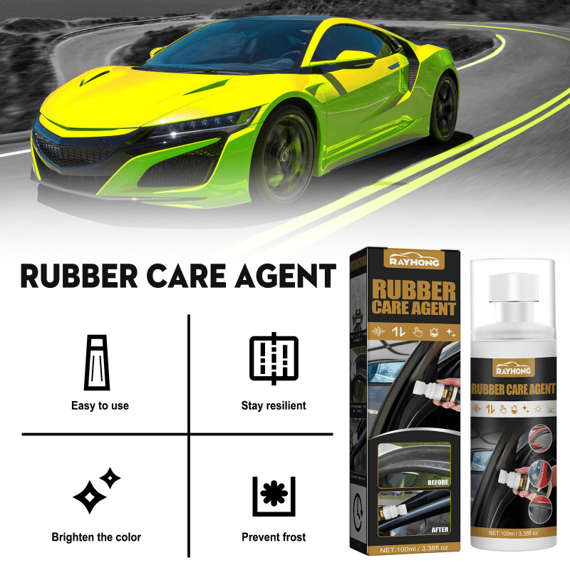 100ml Car Rubber Care | Auto Care Cleaner | Portable Protection Restorer