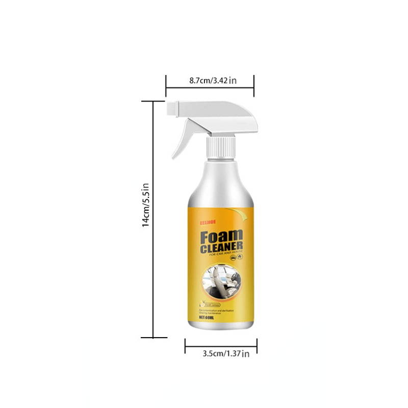 Car Interior Foam Cleaner Deep Cleaning Abluent Super Power 30Ml