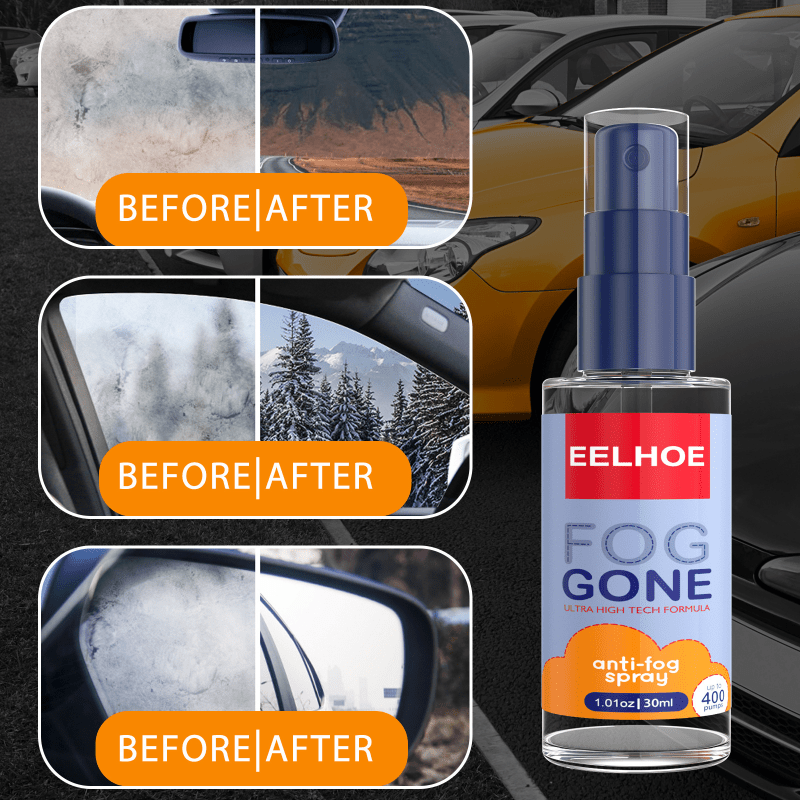 Water Repellent Spray Long-lasting Rainproof Agent For Car Windshield &  Mirror Improved Visibility In Rain Driving - 8.79oz