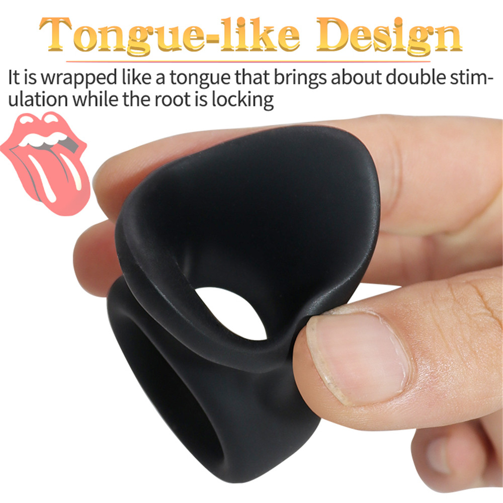 Reusable Penis Ring Scrotum Cock Ring Sex Toys For Men, Cock Ring For Ejection Delay, Adult Supplies