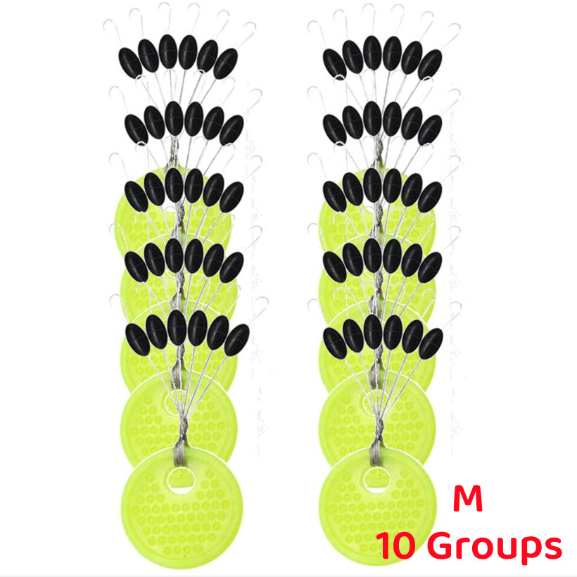 Fishing Rod Rubber Space Beans Oval Stopper Floats Improved - Temu