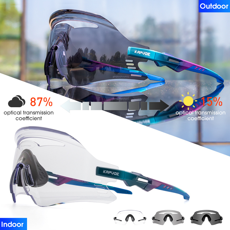 Scvcn Photochromic Cycling Sunglasses For Men & Women, Outdoor Sports  (Cycling, Hiking) Sunglasses With Uv400 Protection, Ideal For Running,  Fishing, Driving, Golf, Baseball, Beach, Camping, Fashion Sunglasses.