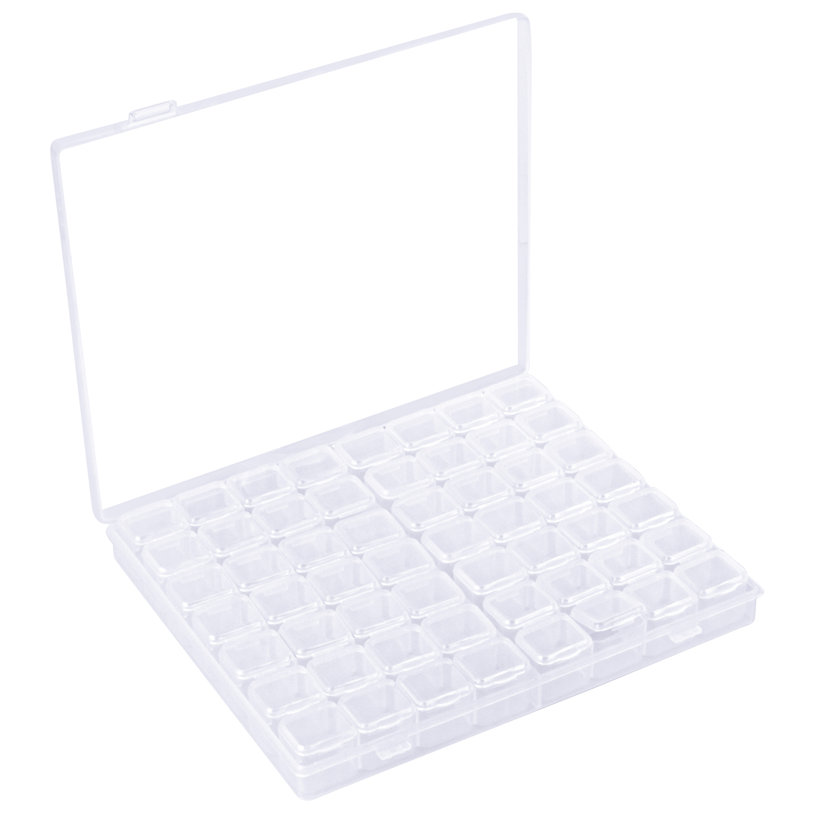 CRASPIRE 10 Bag Polystyrene Bead Storage Container, for Diamond Painting  Storage Containers or Seed Beads Storage, Rectangle, Clear, 2.75x1.3x2.8cm,  about 10pcs/bag