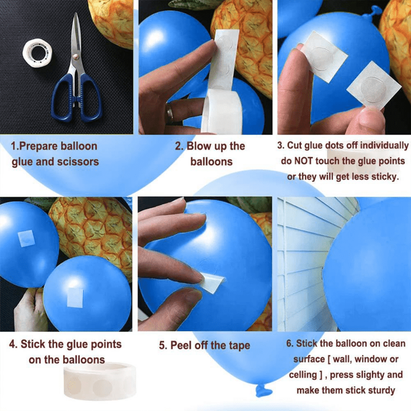 Glue Point Clear Balloon Glue Removable Adhesive Dots Double - Temu
