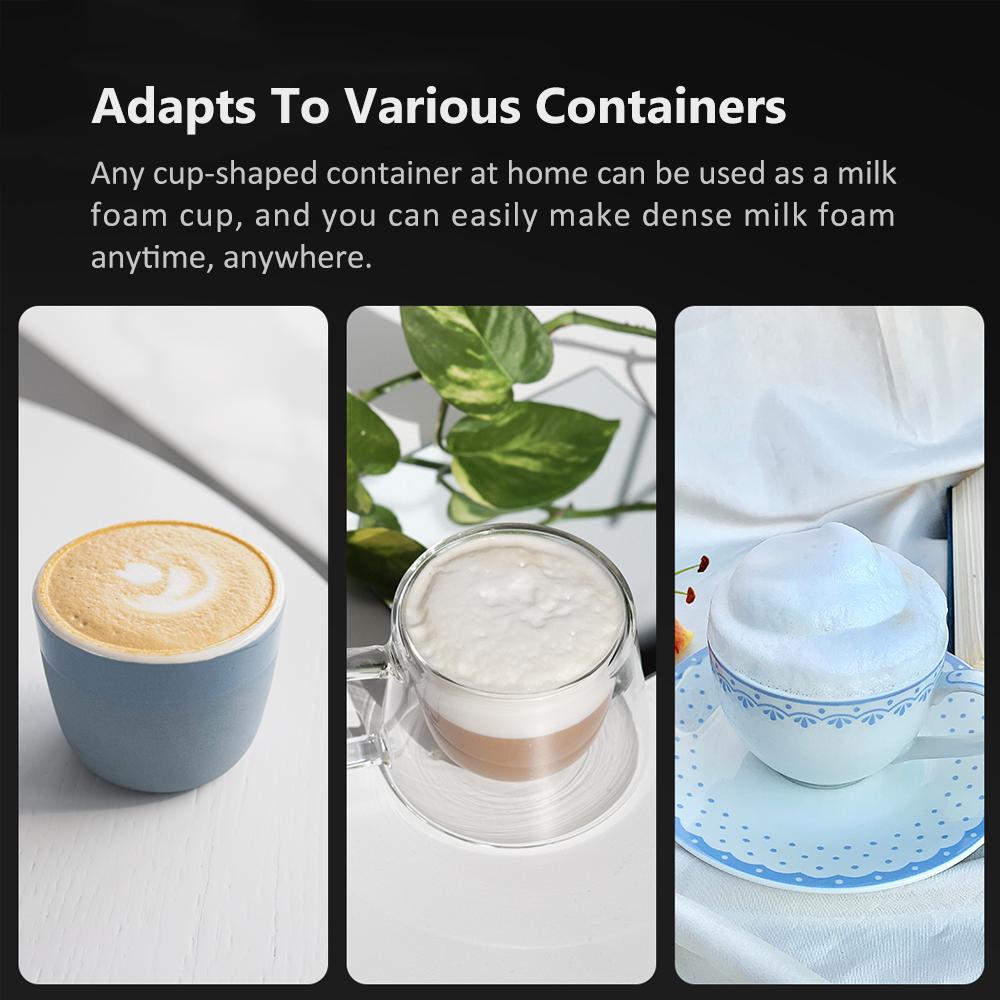 2) IKEA PRODUKT Milk Frother Handheld Foamer Cordless Coffee Cappuchino  Latte