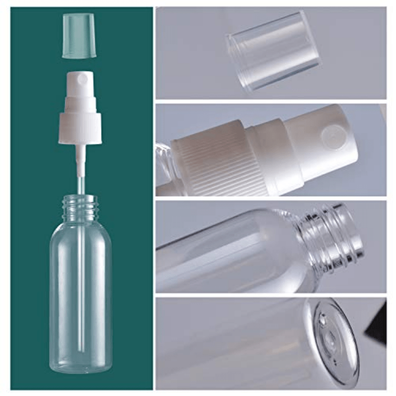 10 Pcs 30ml/50ml/100ml Transparent Perfume Atomizer Empty Mini Spray Bottle
