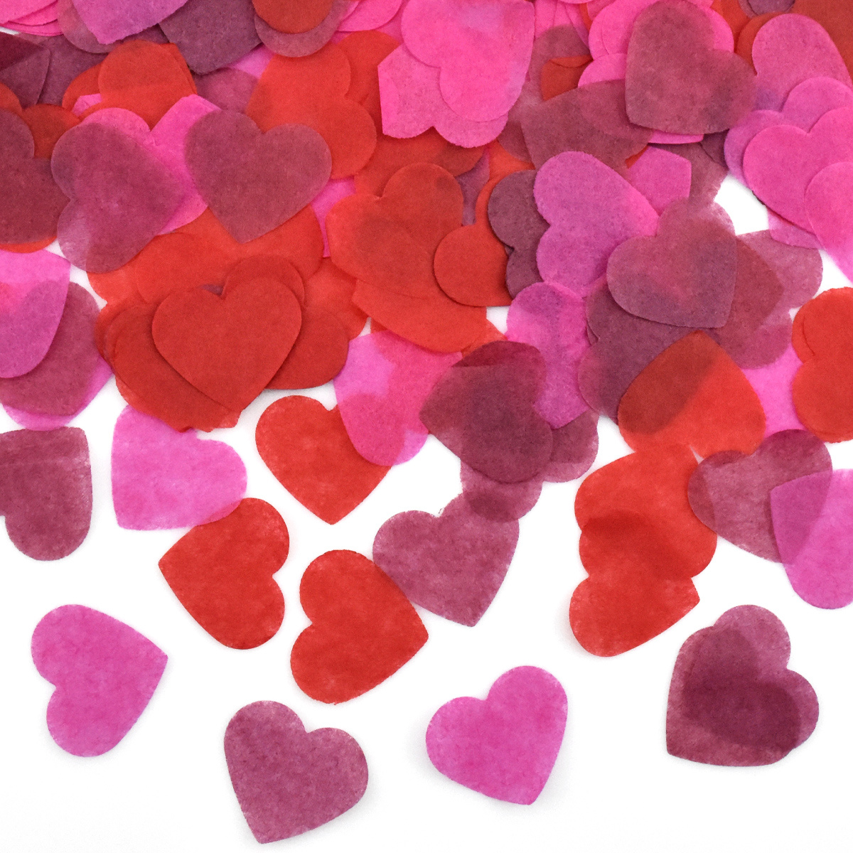 6000PCS Heart Confetti, Pink Paper Confetti Table Tissue Confetti Party  Table