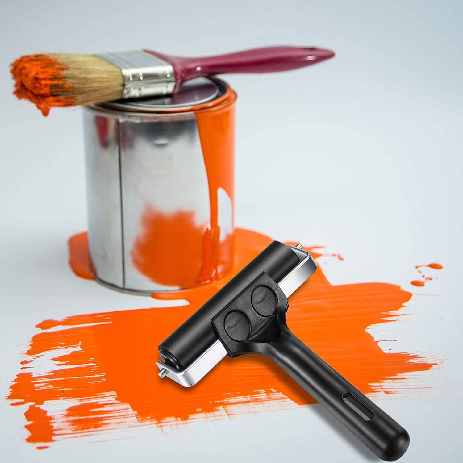 stamping tool paint brayer brush rubber roller Printmaking Brayer