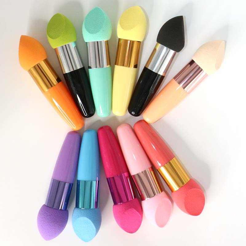 1Pc Candy-Colored Mushroom Brush, Large Head With Base Nail Art