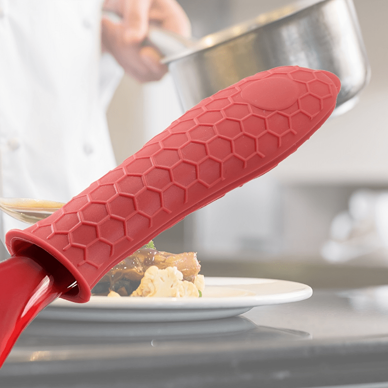 Silicone Plaid Oven Mitts Silicone Hot Skillet Handle Non - Temu