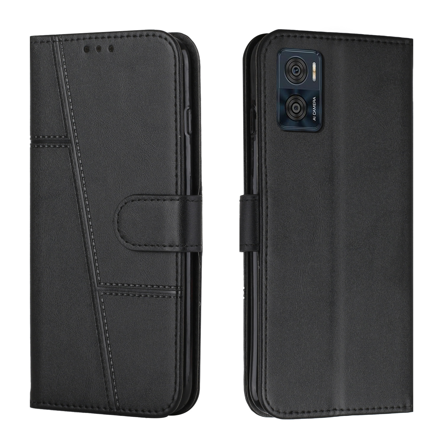Samsung phone case Black Leather by PURITY
