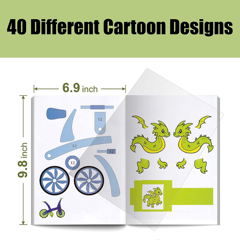  20pcs 3D Printing Pen Drawing Templates Includes 40 Different  Cartoon Designs, 3D Drawing Mold Drawing Books for 3D Printing Pen for  Children Gift Toy : Industrial & Scientific