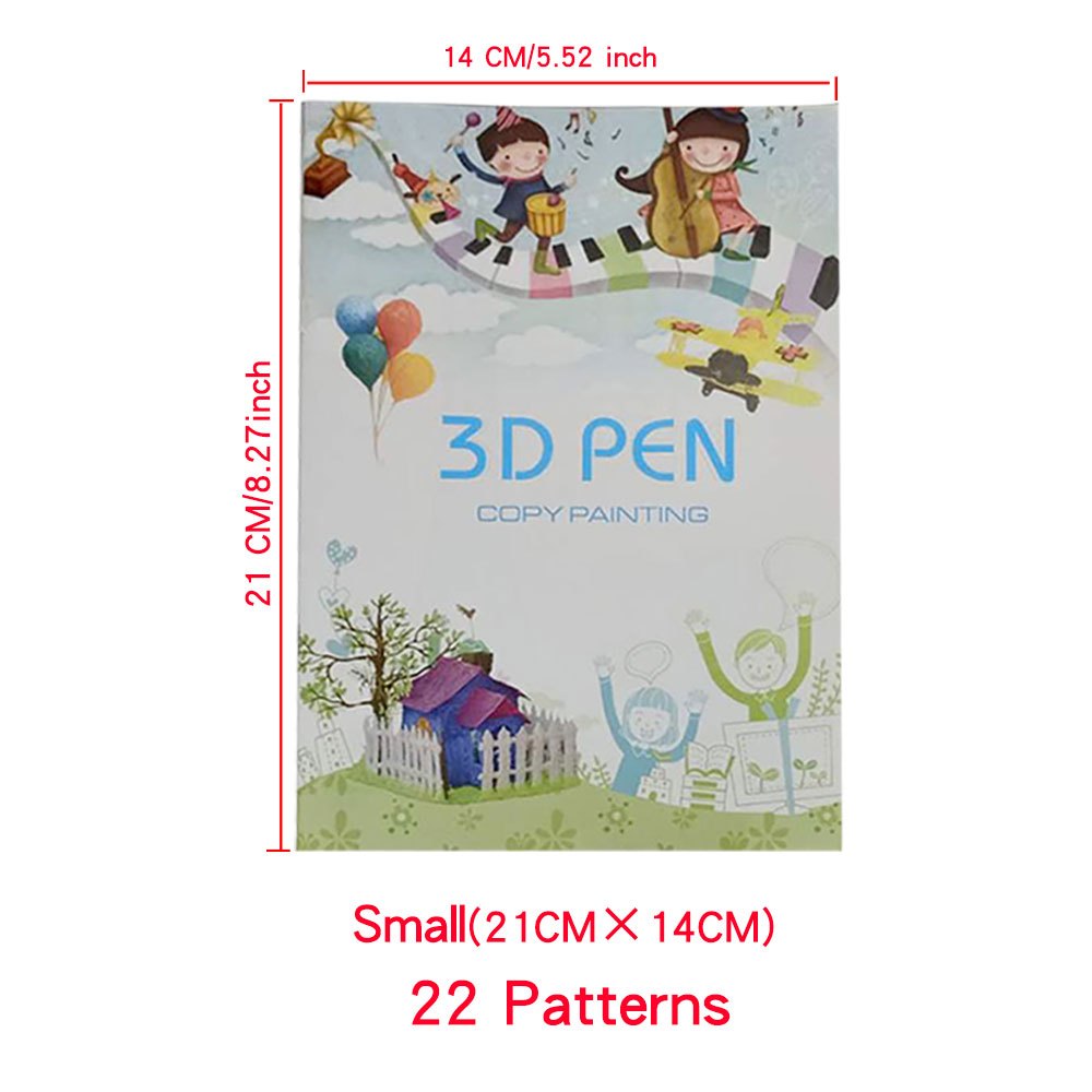 Riotech New 3D Drawing Mold 3D Drawing Books 3D Pen Stencils-Real Paper  Stencils for 3D Pen 3D Printing Pen for Children Gift Toy (20 Different  Paper Patterns,40 Different Designs) : : Arts