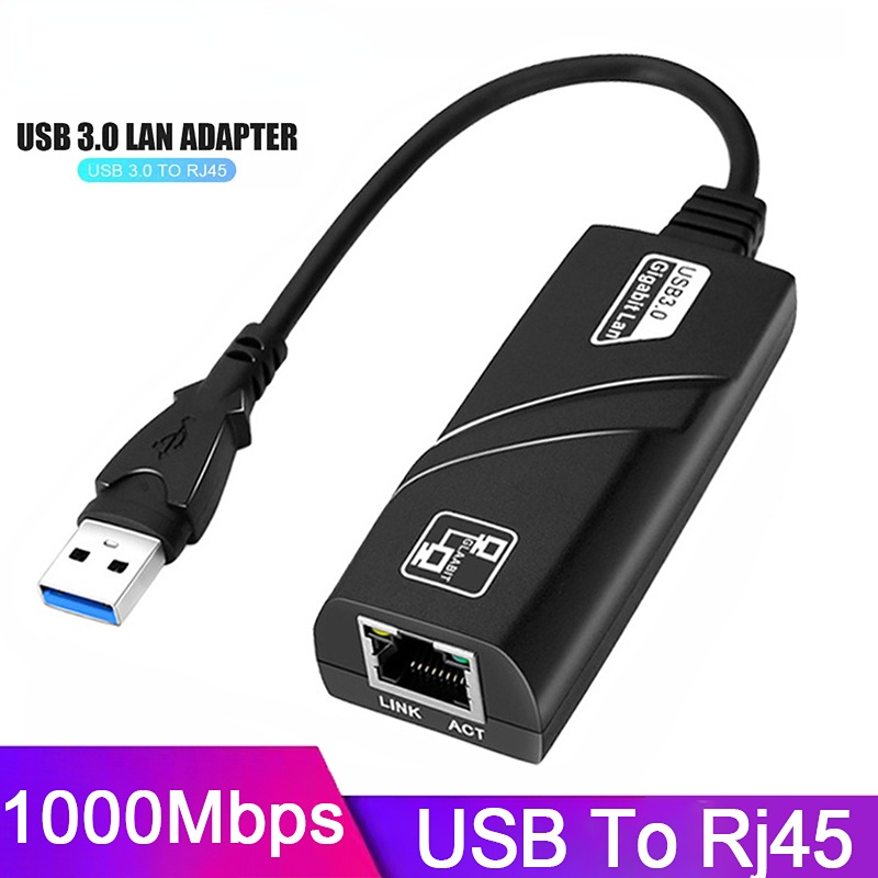 Adaptateur USB vers Ethernet USB 3.0 vers Rj45 Gigabit à 1000