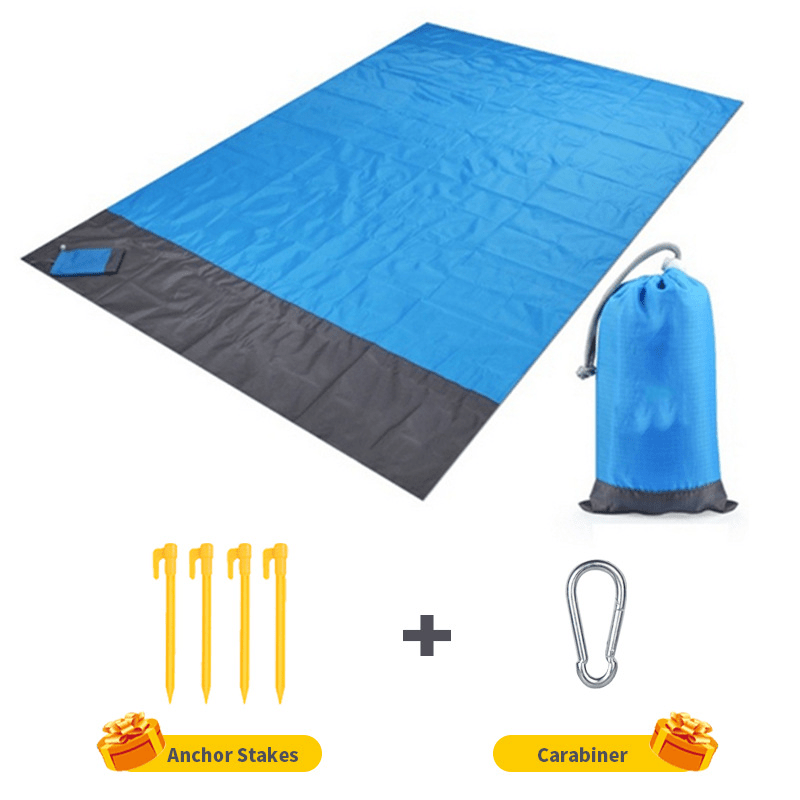 1pc outdoor camping picnic mat oxford cloth portable mat folding waterproof moisture proof mat for beach 2