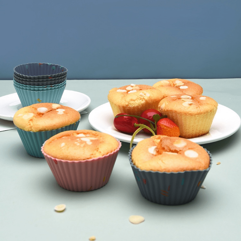 Silicone Muffin Cup Cake Cup Mold Baking Cup Oven Household - Temu