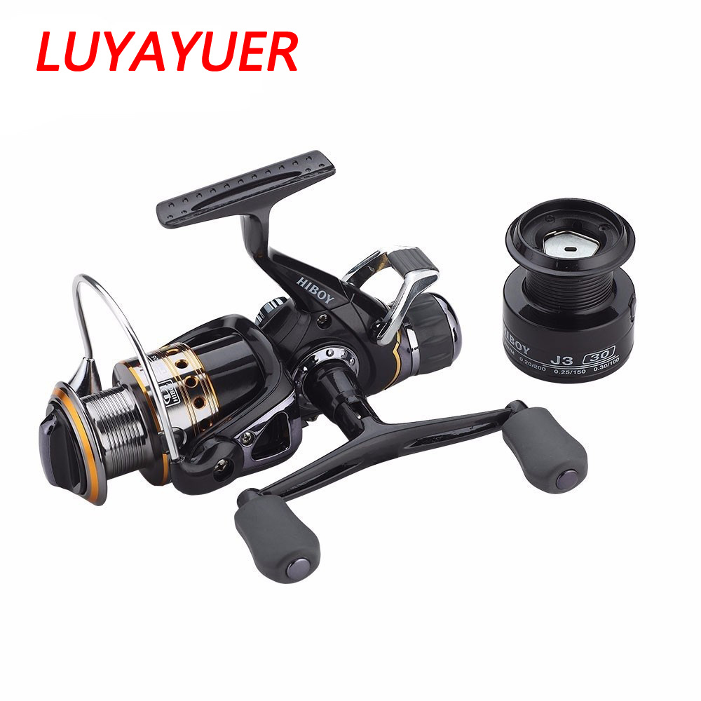 GLS 3000 4000 5000 6000 Series With Spare Spool Fishing Reel 9+1BB