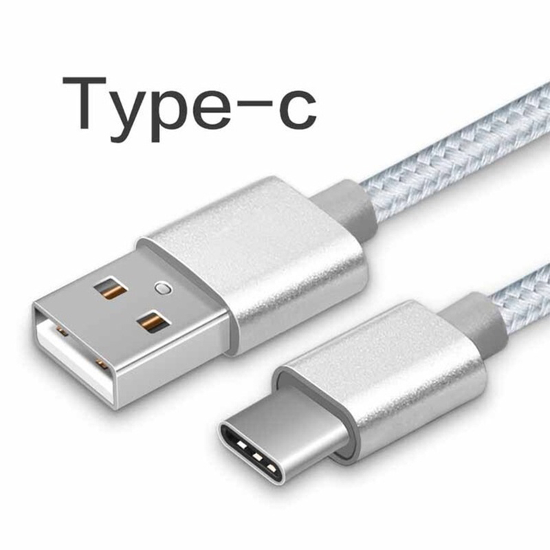 

3/6/10ft Nylon Usb Type C Cable Data Sync Fast Charger Usb Type-c Cable For Htc, Nexus, Nokia, Cellphone