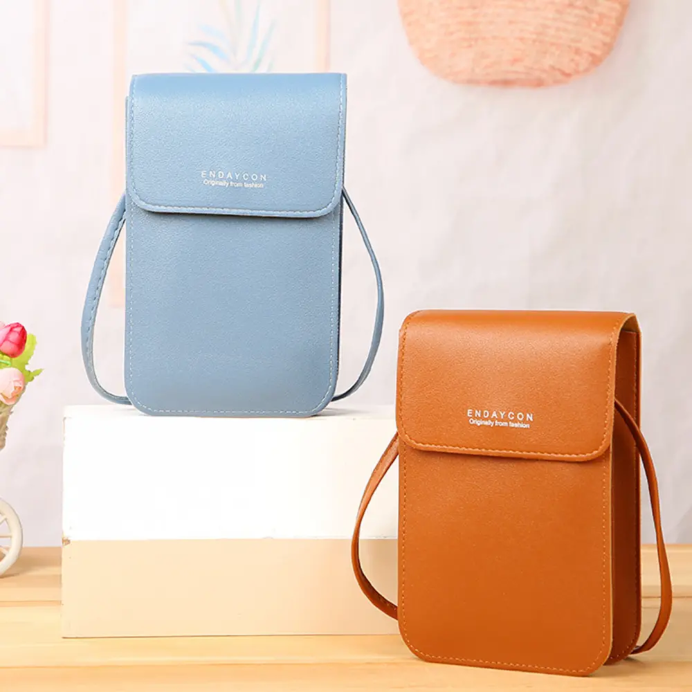 Cell Phone Bag, Crossbody Bag With Touch Screen Window Three Layers Of  Space: Phone Pouch*1, Pocket*2 - Temu