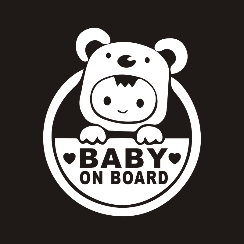 Baby On Board Sticker Fashion Baby In Car Vinyl Decals - Temu Austria