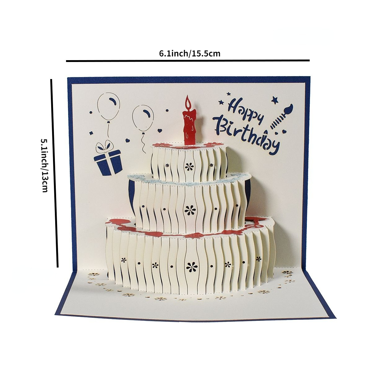 Happy Birthday Cake Birthday Card Sara Miller
