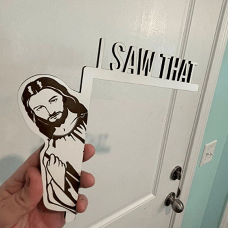 1pc Jesus Door Frame Decoration Ornament Scene Decor Room Decor