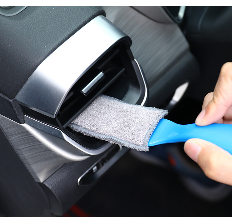 Nettoyage intérieur de la voiture brosse douce outil de lavage de