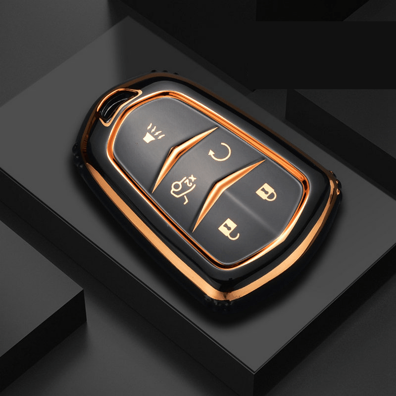 TPU Key Fob Case Cover Suitable for 2020 to 2022 Cadillac ATS CT5 CT6 XT4  XT5 XTS Smart Remote Fob Key