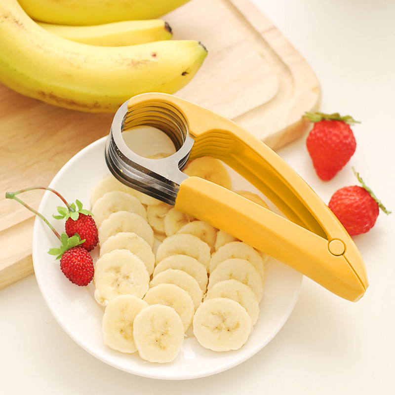 Kitchenware Banana Slicer Stainless Steel Cut Ham Sausage Cutter –  Essential Accessories
