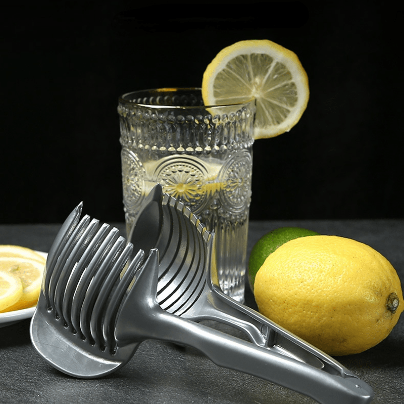 JAYVAR Tomato Slicer Lemon Cutter, Egg Luncheon Meat Slicer, Aluminium  Multipurpose Tools for Round Fruits Onion Shreader Cutter, Tomato Lemon  Slicer