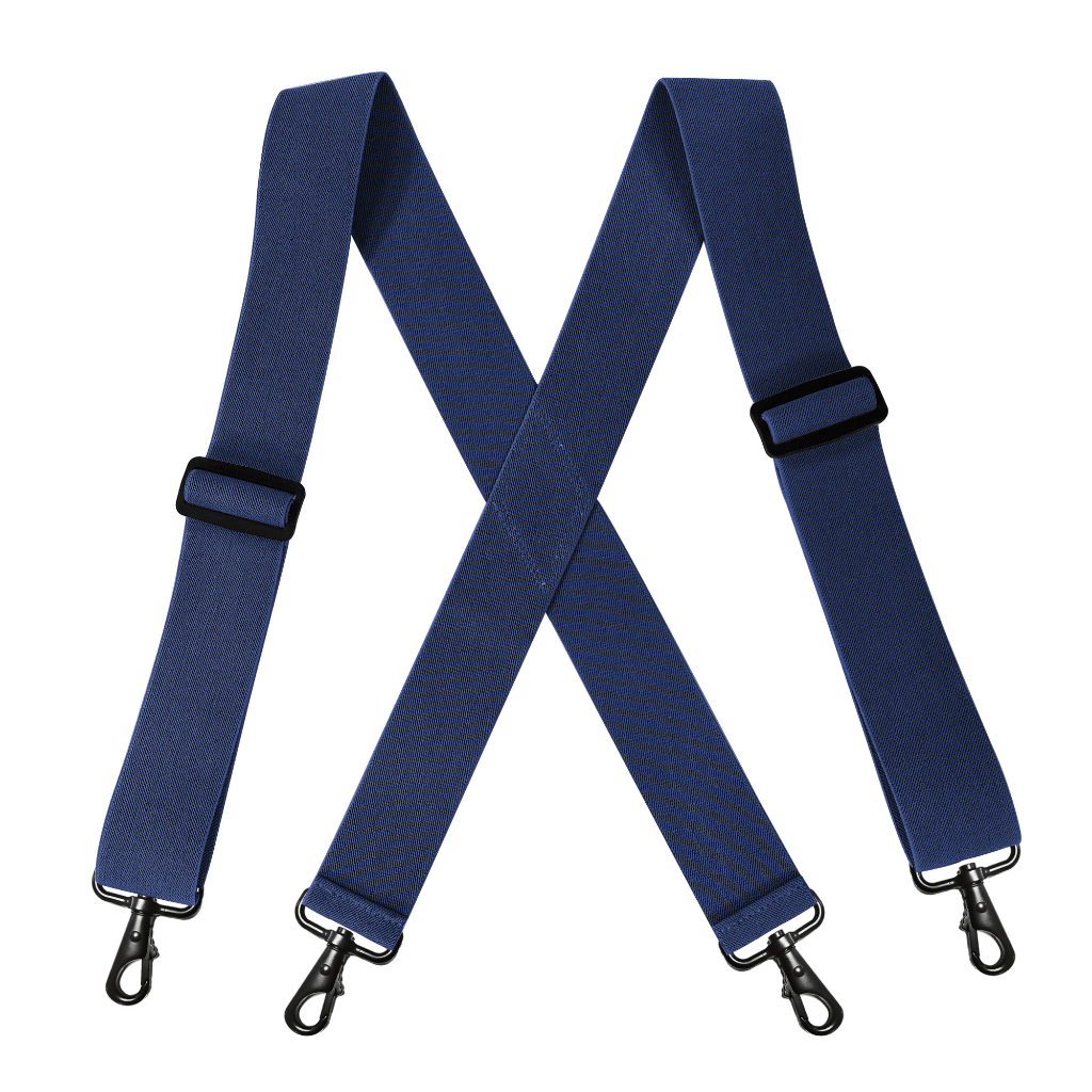1pc Suspenders For Men Heavy Duty Big And Tall 2inch Wide X Back 4