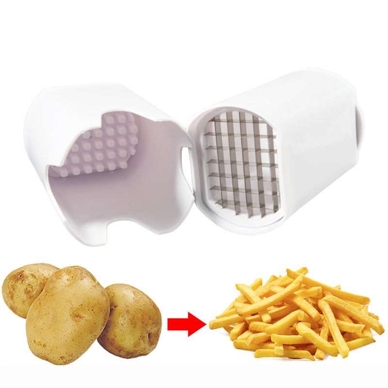 White French Fries Cut With Lid Potato Potato Cutter Fast Stainless Steel French  Fries Cut - Temu