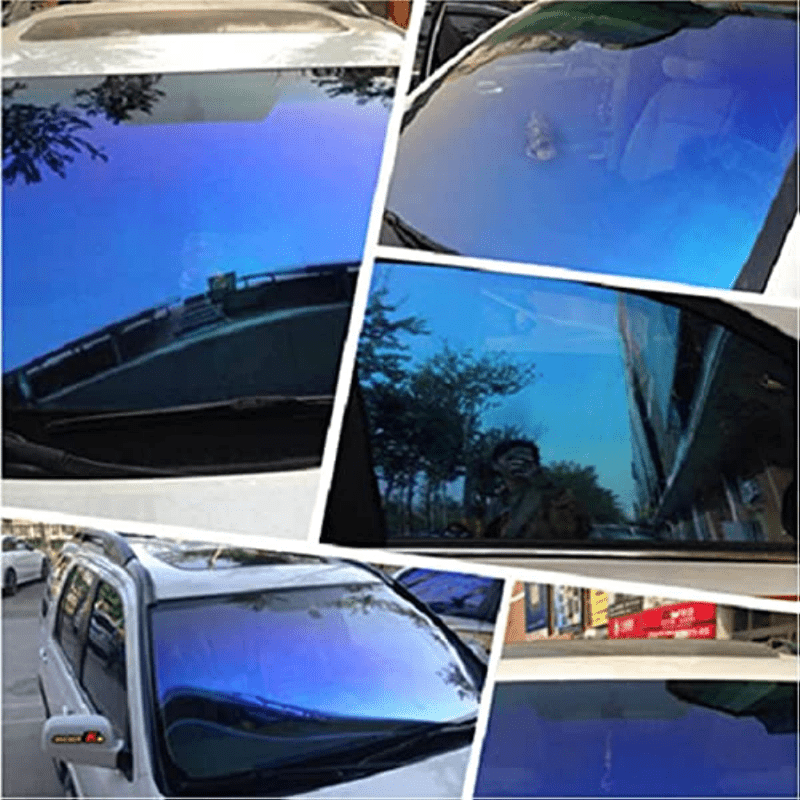 1pc 30*100cm voiture bleu à violet perle caméléon - Temu Canada