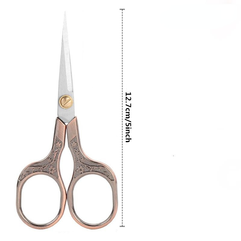 Random Color Vintage Tailor's Scissors Peach Scissors Cross Stitch Thread  Stainless Steel Scissor For Handicraft Household Sewing Outdoor Camping  Fishing Tools - Temu Philippines