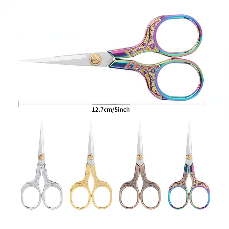 One Pair Of Professional Sewing Scissors Stainless Steel - Temu