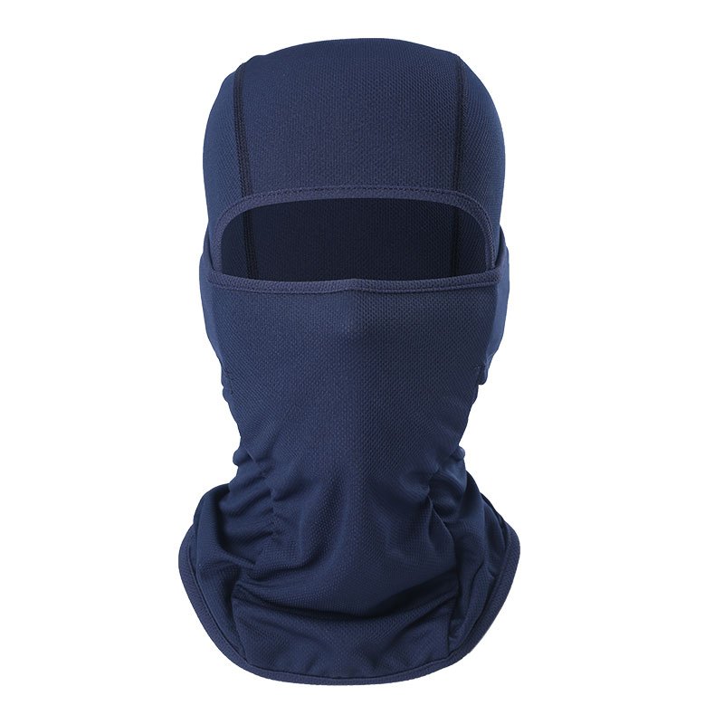 Cagoule monotrou, chapeau de masque facial à capuche, doublure de