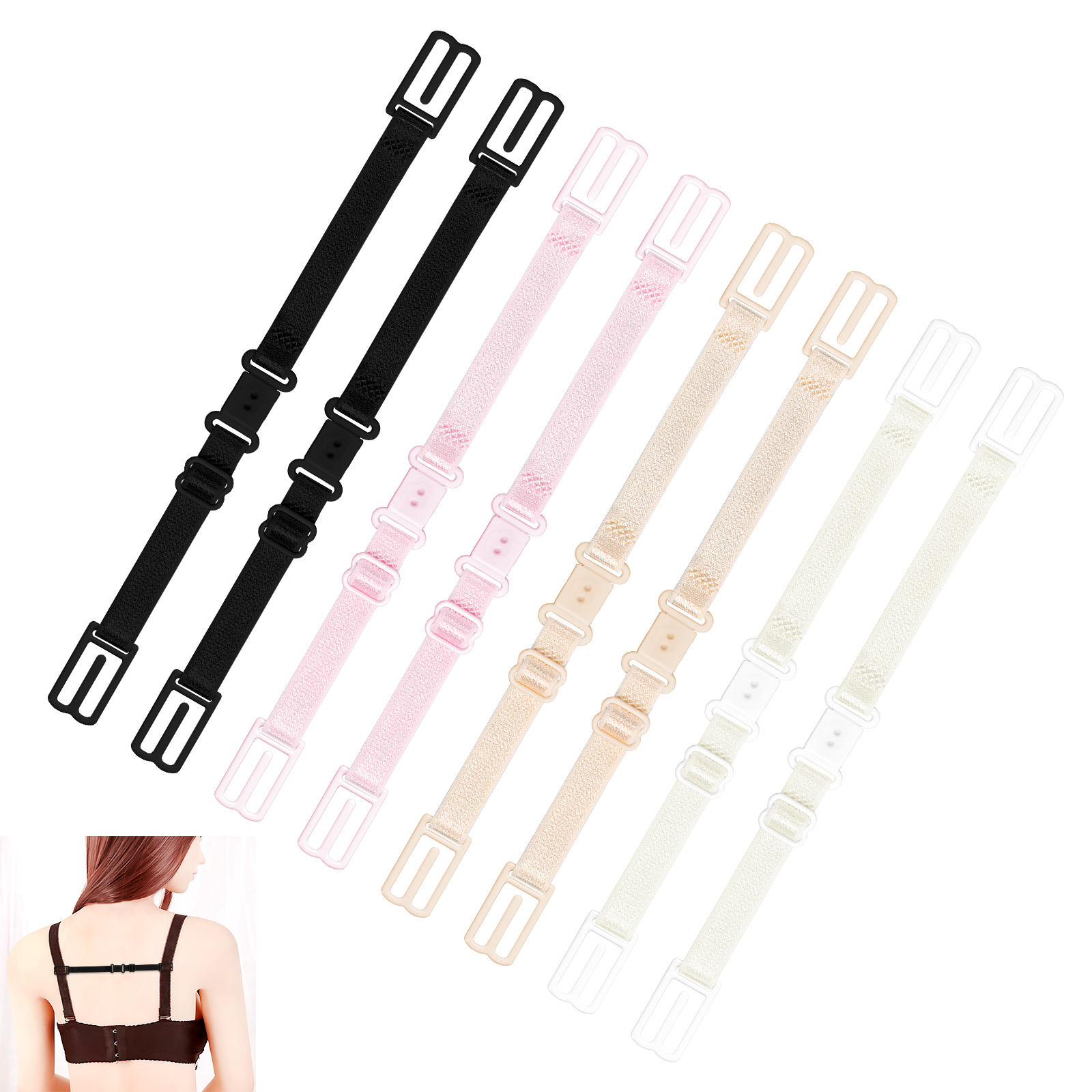 1-5 Pieces Adjustable Bra Strap Clips for Women, Non-slip Bra Buckle, Bra  Strap Holder, High Quality 